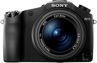 Sony DSC-RX10 Camera Black 20.2 MP 8.3x Zoom 3.0 LCD FHD 24 mm Wide Lens Wi-Fi - Black (Renewed)