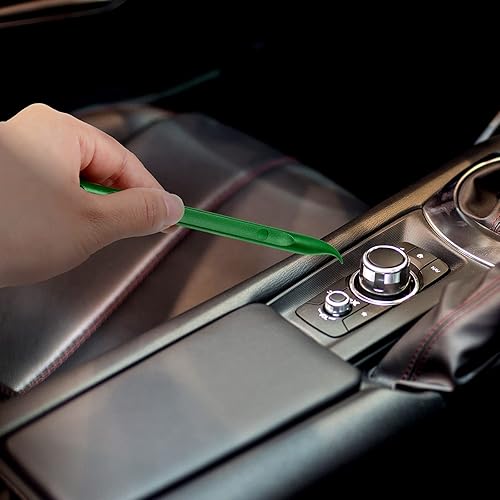 Miniatura 7 de Herramienta raspadora de plástico de 9 piezas, sin arañazos, herramienta de limpieza de grietas, herramienta multiusos antiarañazos para espacios