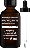 Vista 3 de Brooklyn Botany Aceite esencial de incienso, 100% puro y natural, aceite de grado prémium con cuentagotas - para aromaterapia y difusor, 1 onza