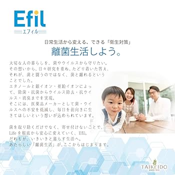 【6個セット】Efil　エフィル　300ml　6個セット 大鵬薬品 エフィル (300mL) ウイルス除去 抗菌スプレー 除菌剤