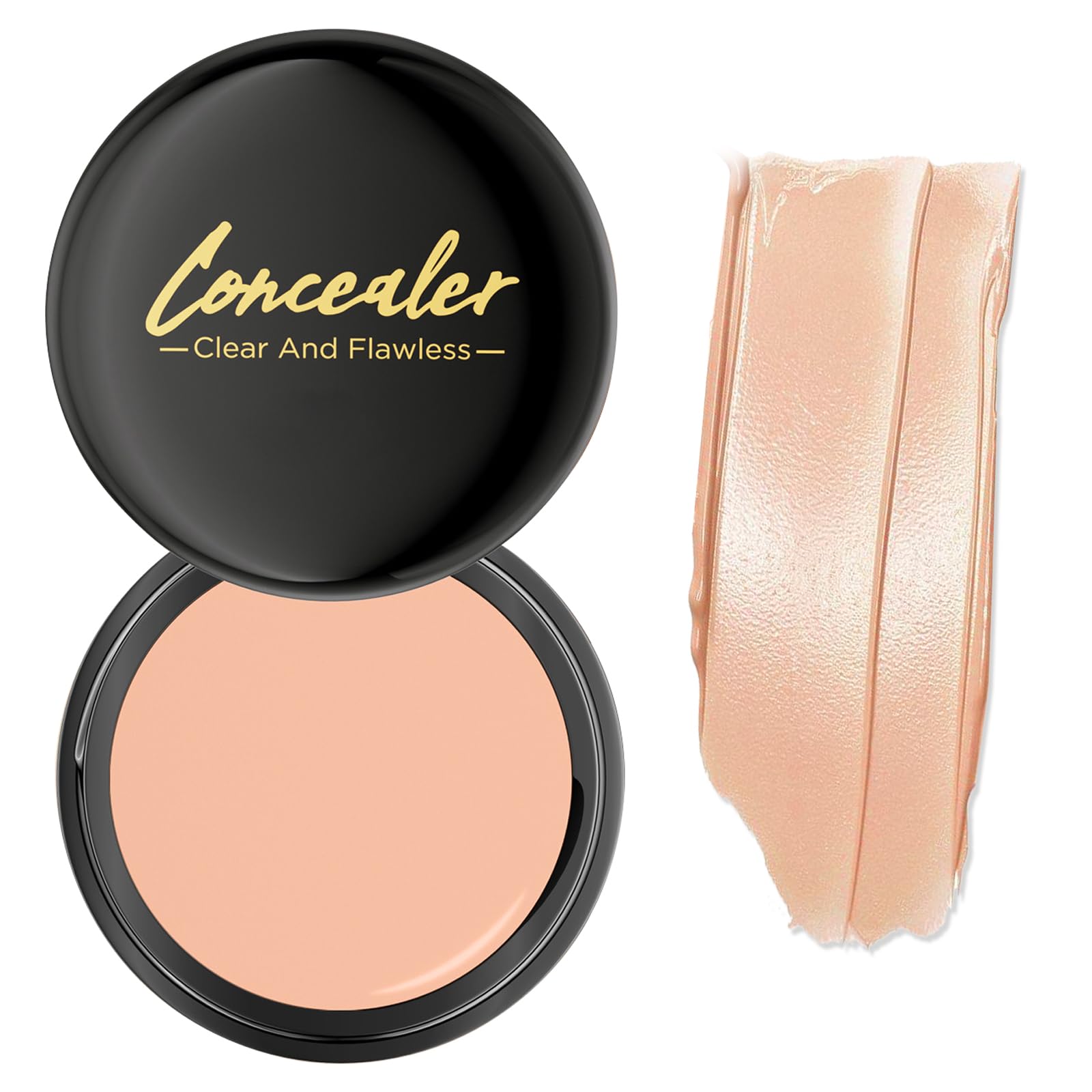 Concealer Full Coverage, Under Eye Concealer for Dark Circles, Soft Matte Cream concealer Foundation for Mature Skin