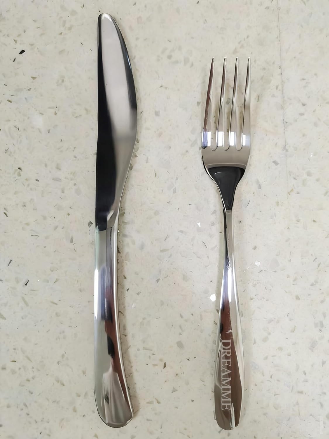 2 Pcs Silverware Set, Flatware Set with Top Food Grade Stainless Steel