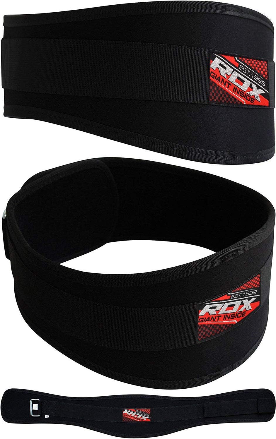 RDX Weight Lifting Neoprene Curved Gym Belt Back Lumbar Support Fitness