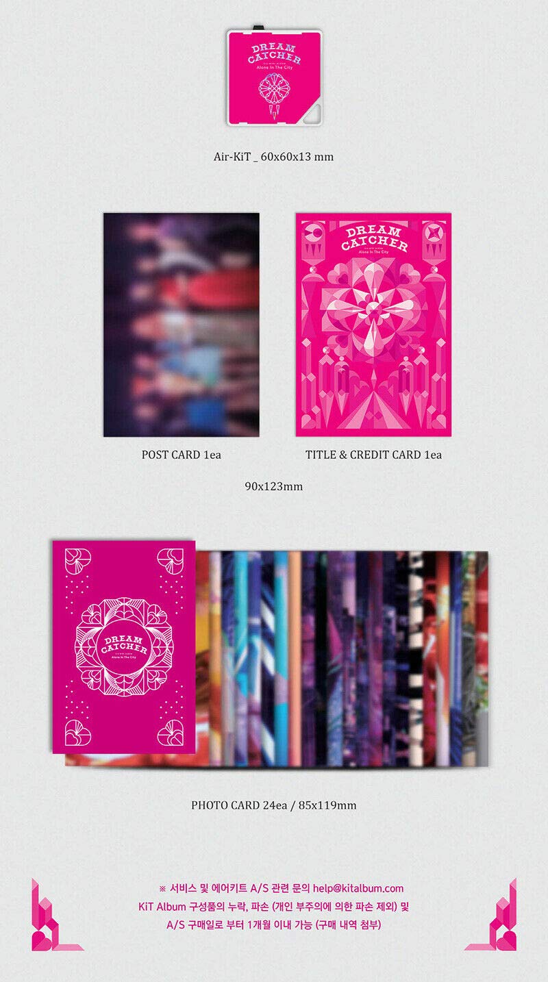Dream Catcher Dream Catcher Alone In The City 3rd Mini Kihno Album Kit Post Card 24 Photo Card Tracking Code K Pop Sealed Amazon Com Music
