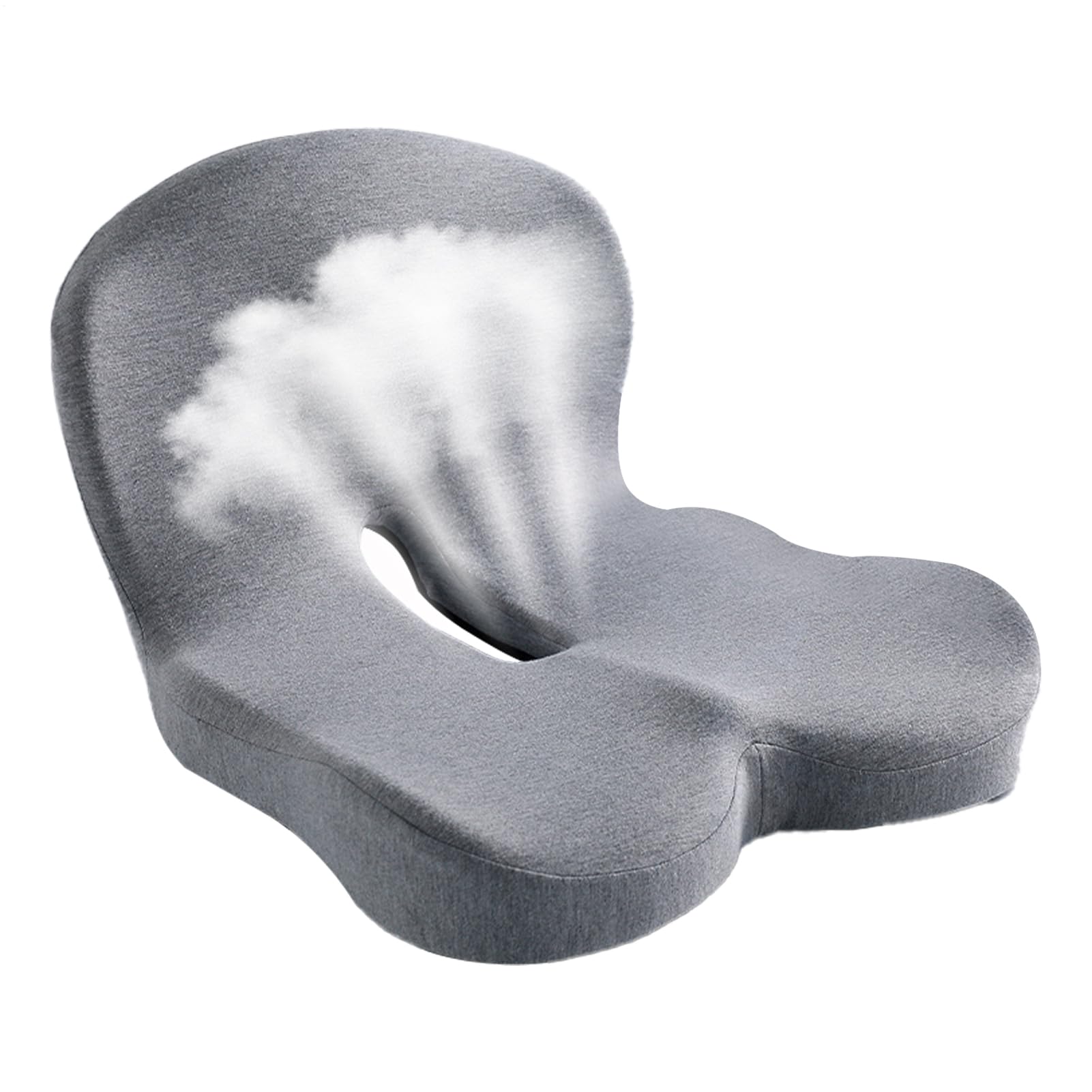 Genérico Cuscino per sedile auto: cuscino per sedile auto | Cuscino in memory foam per sedile conducente di camion, supporto per sedili semi-rimorchi, schienale ergonomico