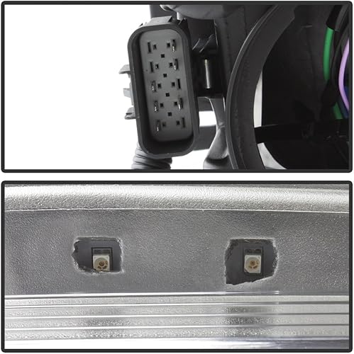 Miniatura 5 de ACANII - Para [modelo halógeno solamente] 2010-2016 Cadillac SRX Faros delanteros Par lado del conductor y del pasajero