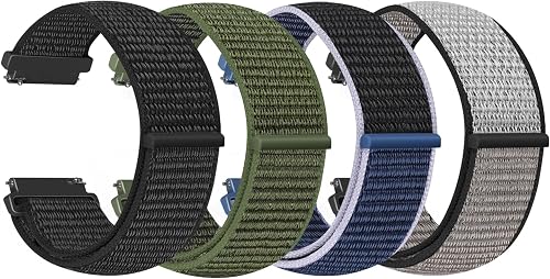 WNIPH 22mm Nylon Watch Bands 4-Pack