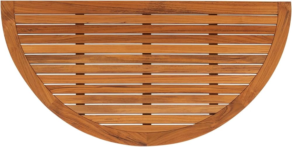 Nordic Teak Shower and Bath Mat, 39.5" x 19.75", Oiled — 사진 1