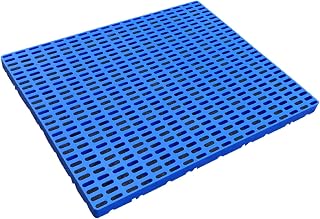 HJLKDYM Plastic Pallets, Lightweight Plastic Pallets, Blue Polyethylene Pallet for Basement Supermarket Camping, Easy to Move (Color : Blue, Size : 50x50x10cm)