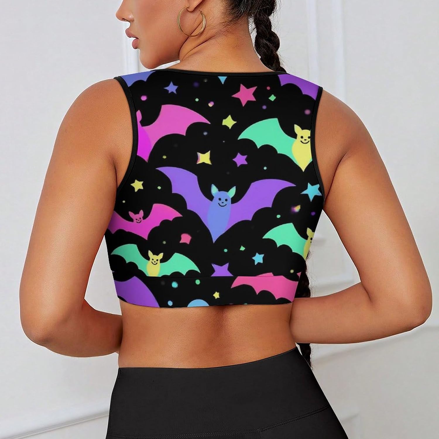 Supdreamc Women's Sports Bra for Yoga Running Athletic Gym Workout Fitness Tank Tops