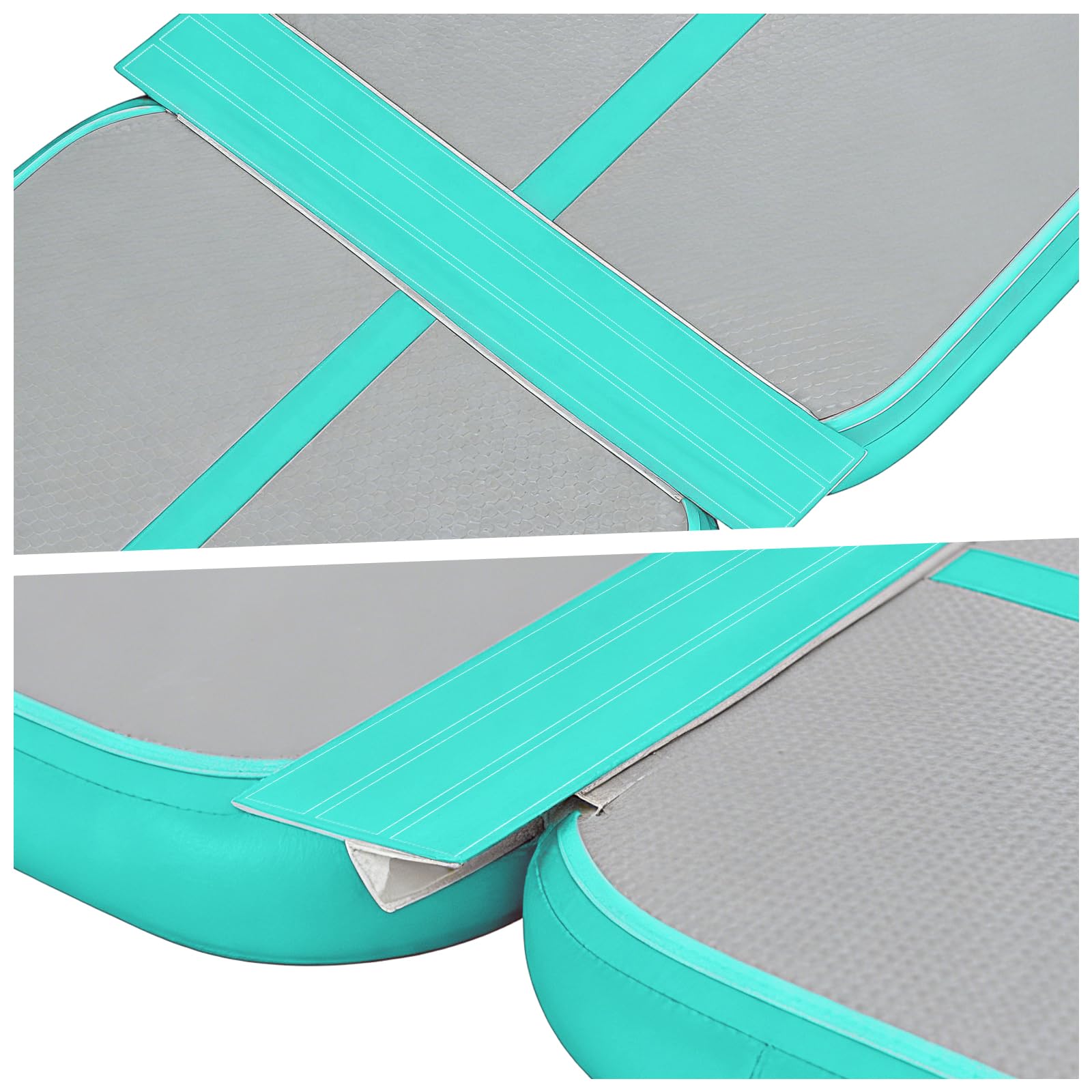 FARYODI Air Track Verbindungsband 100 x 80 cm, Wiederverschließbare Connector Tape für Aufblasbare Tumbling Gymnastik, Yoga, Camping Trainingsmatten