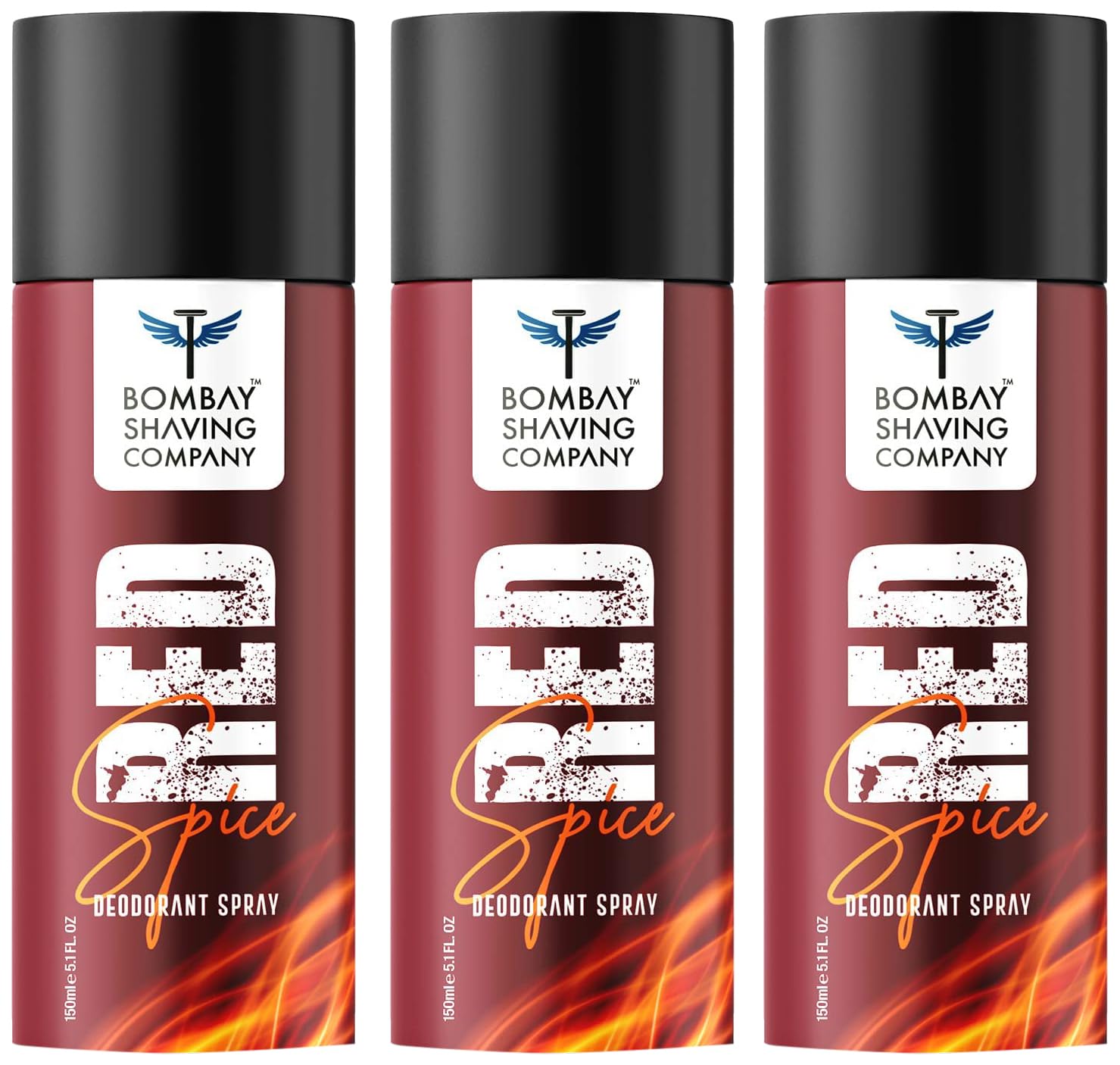 Bombay Shaving Company Red Spice Deodorant For Men - 150Ml (Pack of 3)-image-34