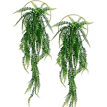 GREENTIME 2 Pack Fake Hanging Plants with Gold Round Metal Wall Planter | Artificial Eucalyptus Vines Modern Wall Decor for Bathroom Office Bedroom Living Room Boho Kitchen Shelf Outdoor Indoor Patio