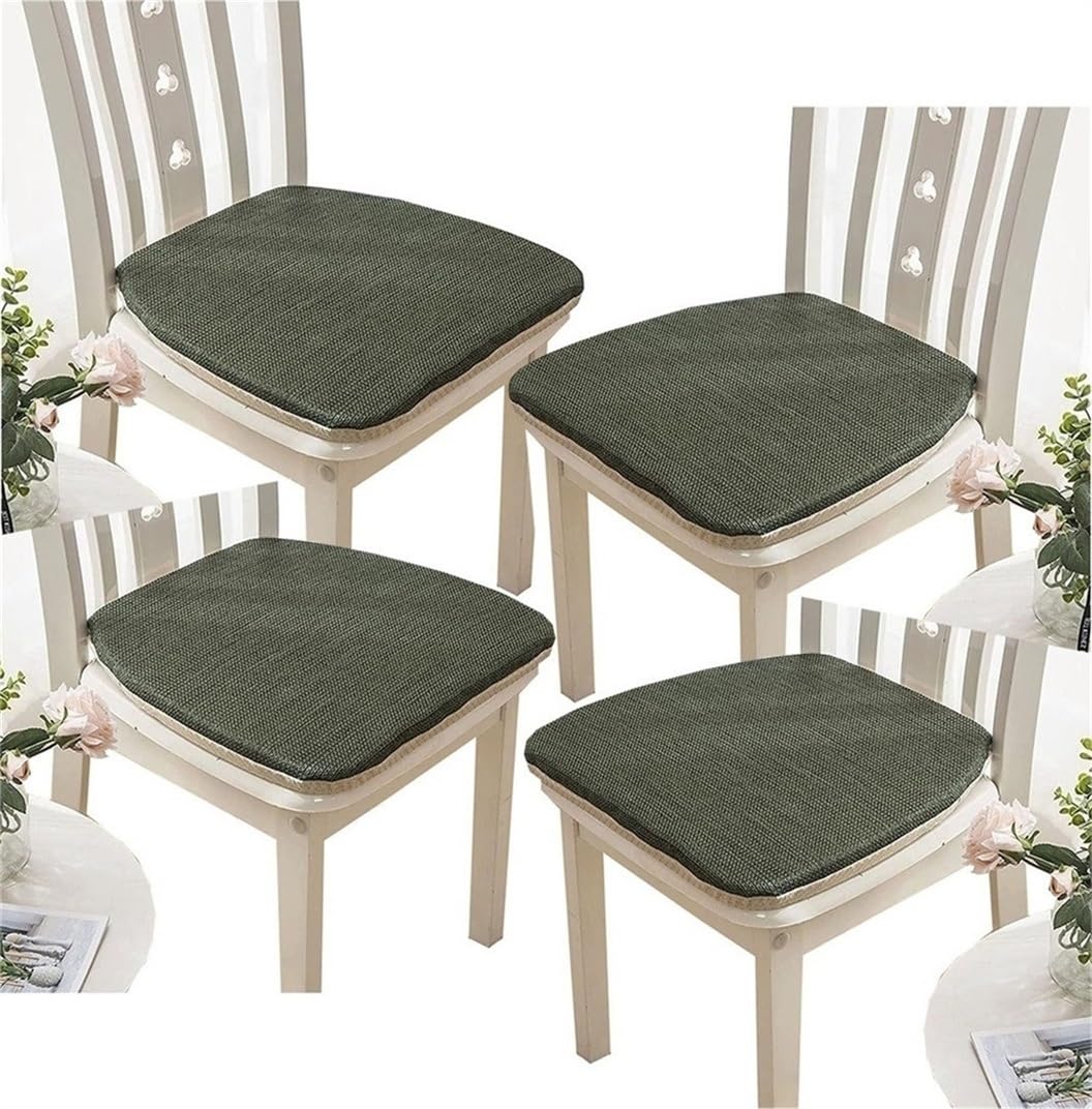 Coussin de chaise de salle à manger en U par lot de 2 ou 4