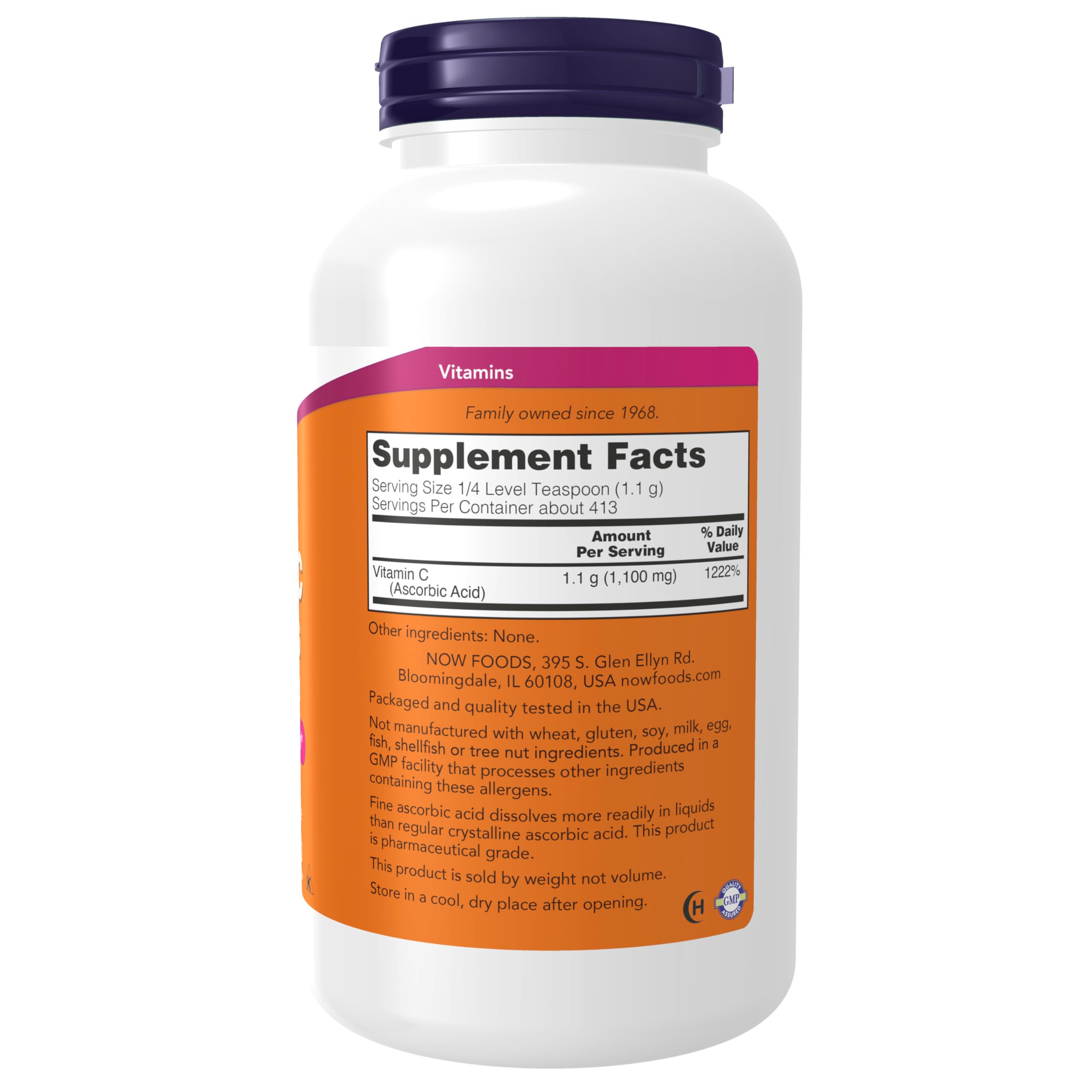 Now Supplements, Vitamin C Crystals (Ascorbic Acid), 1 lb — Amazon image 2