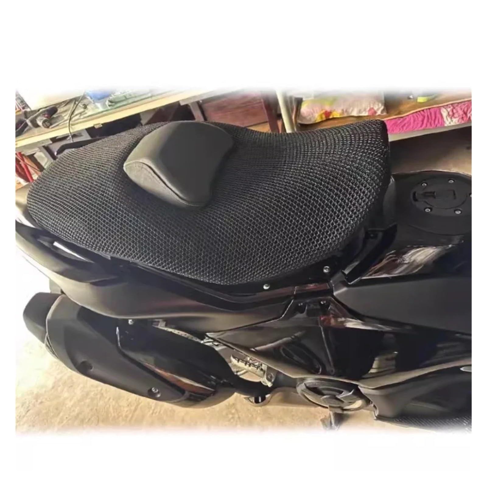 Motociclo Coprisedile Cuscino Per Yam&aha T MAX 560 3D Maglia A Nido D'ape Proteggere Cuscino In Tessuto Di Nylon Sella 2024 TMAX Accessori Copertura Di Sede Del Motociclo