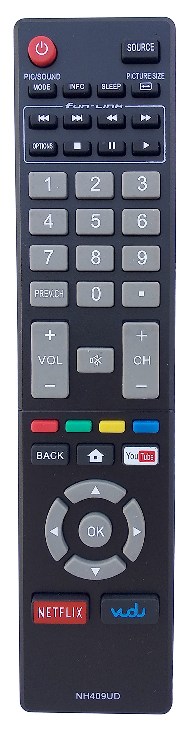Universal Remote Compatible for Magnavox NH409UD 50MV314X 50MV314X/F7 55MV314X 55MV314X/F7 40MV324X 40MV324X/F7 TV Remote Control