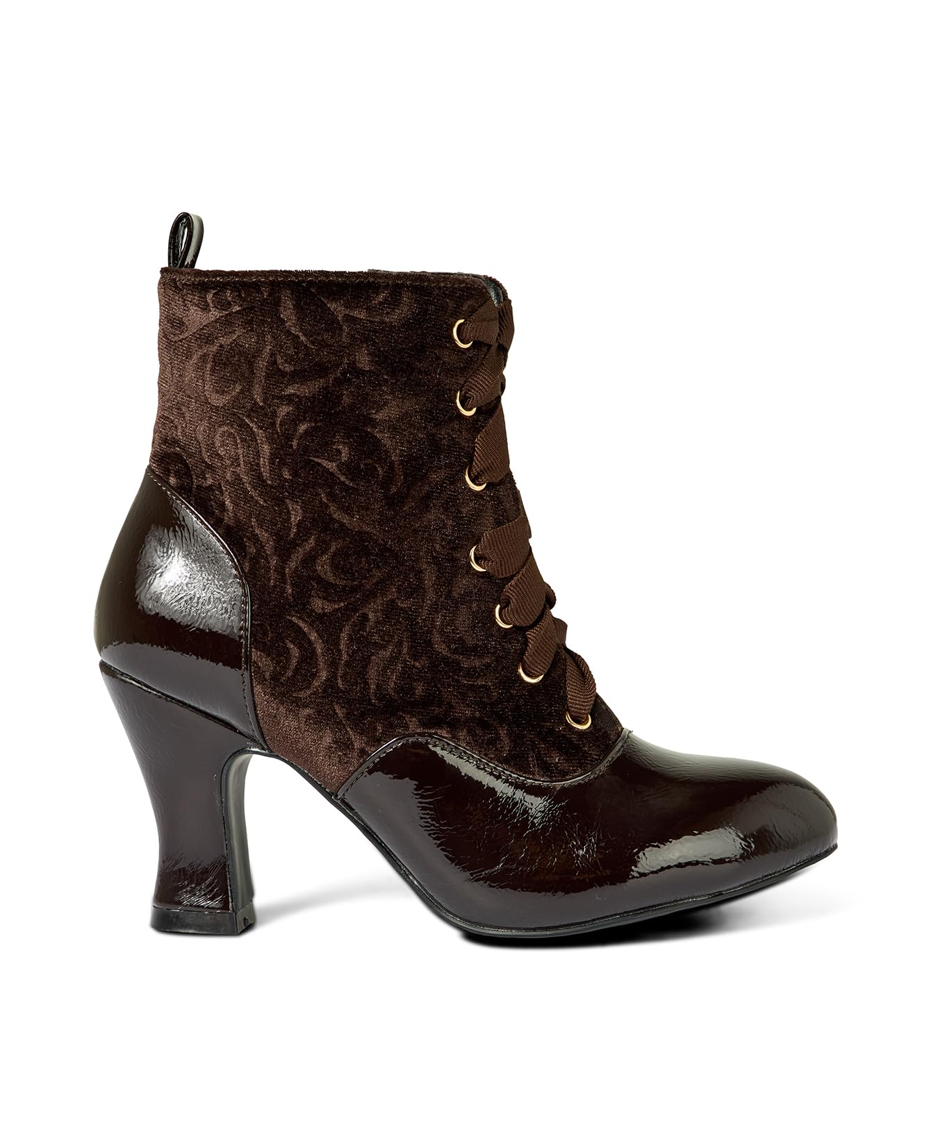 Bottines d'hiver vintage Joe Browns chaudes et confortables à talons