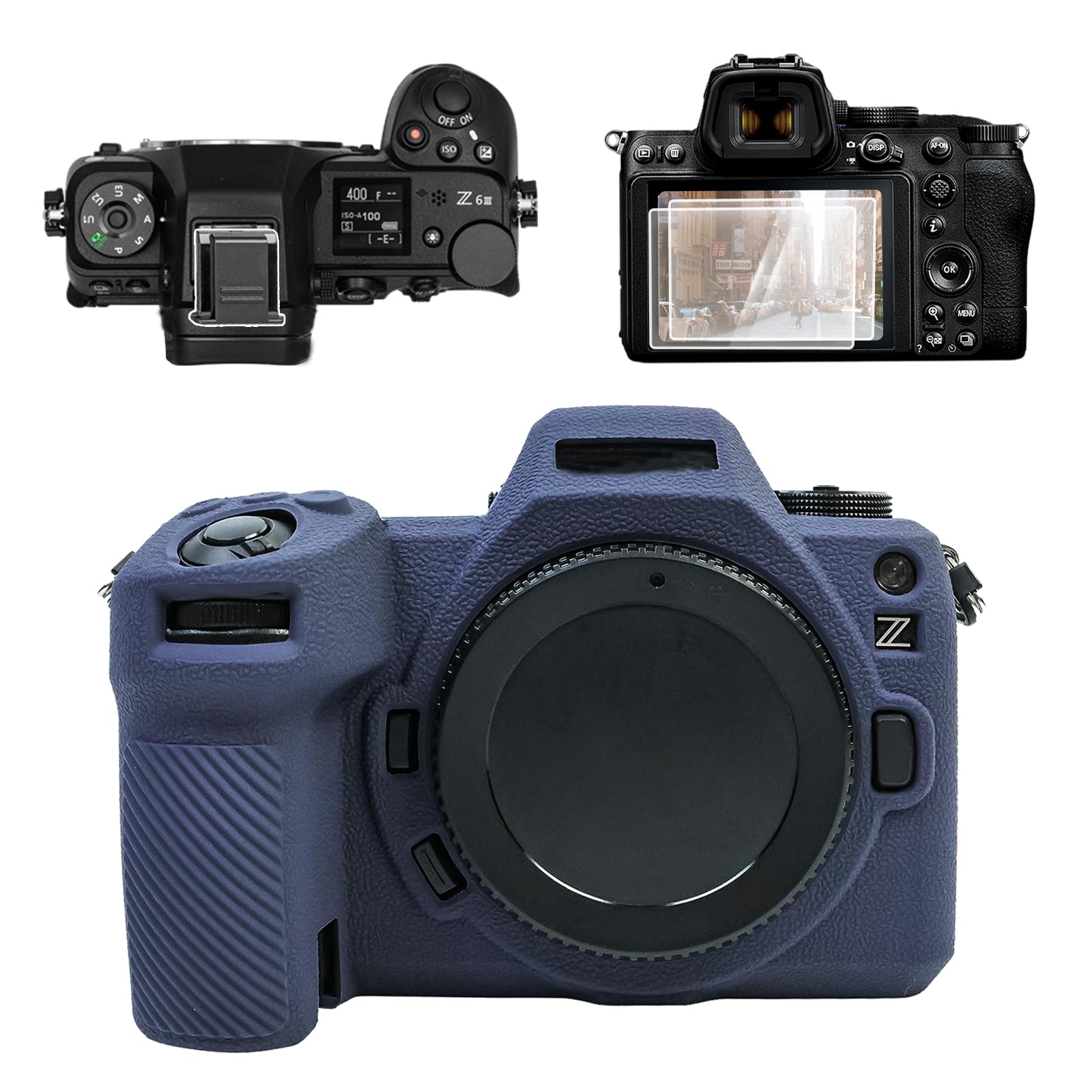 Kit Protection écran Nikon Z6 III – 4 Films Verre Trempé 9H (2x LCD, 2x Supérieur) – Antichoc, Anti-traces
