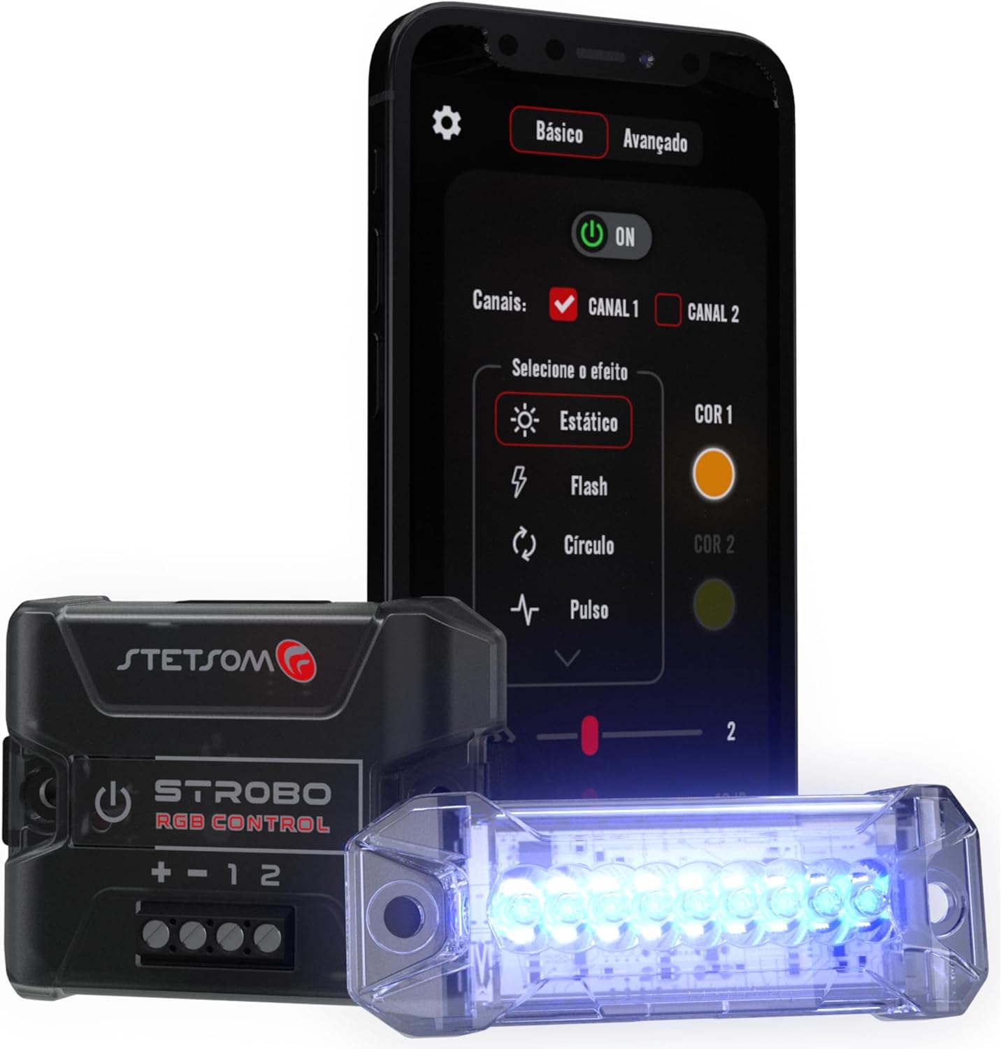 Stetsom Strobo RGB App Interface
