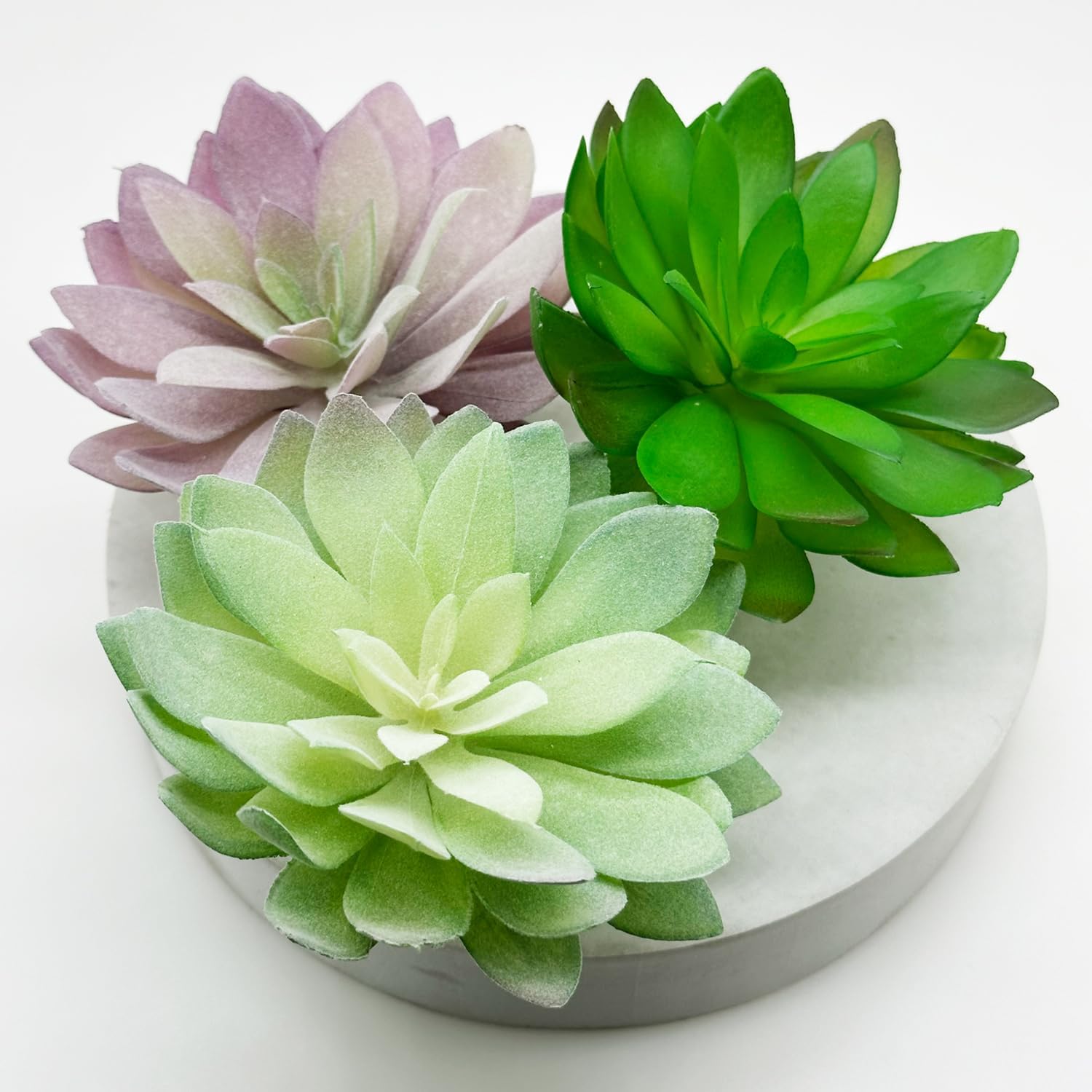 Woohome 8 PCS Fake Succulent, Artificial Succulents Assorted Faux Succulents Fake Succulents Picks for Decorative Garden Arrangement Decor - Image 8