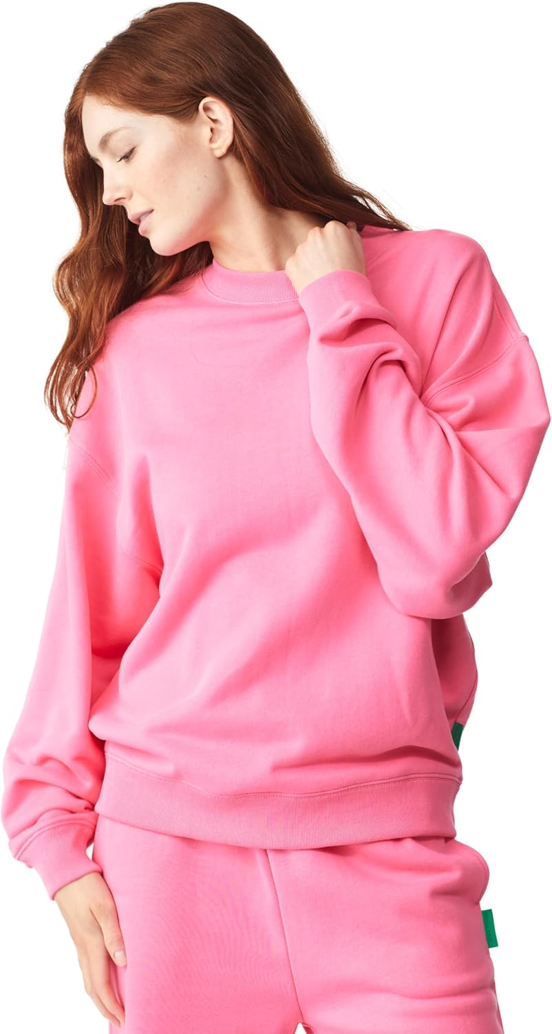 Future Planet Womens Saturn Premium Pullover French Terry Soft Cotton Crewneck Sweatshirt Loose Fit - Image 2