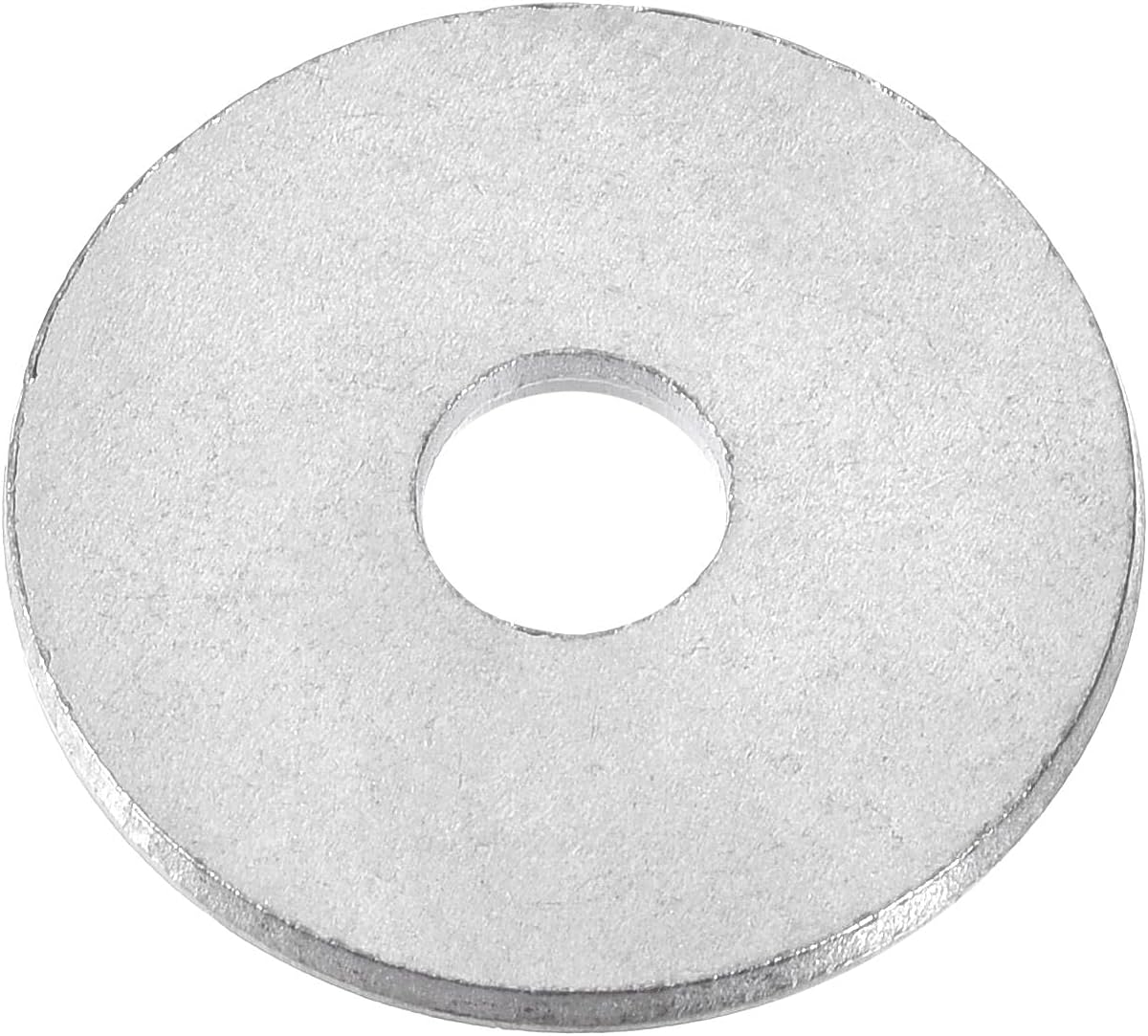 sourcing map 6mm x 25mm x 2mm Zinc Plated Carbon Steel Flat Washer for Screw Bolt 50Pcs - Image 5