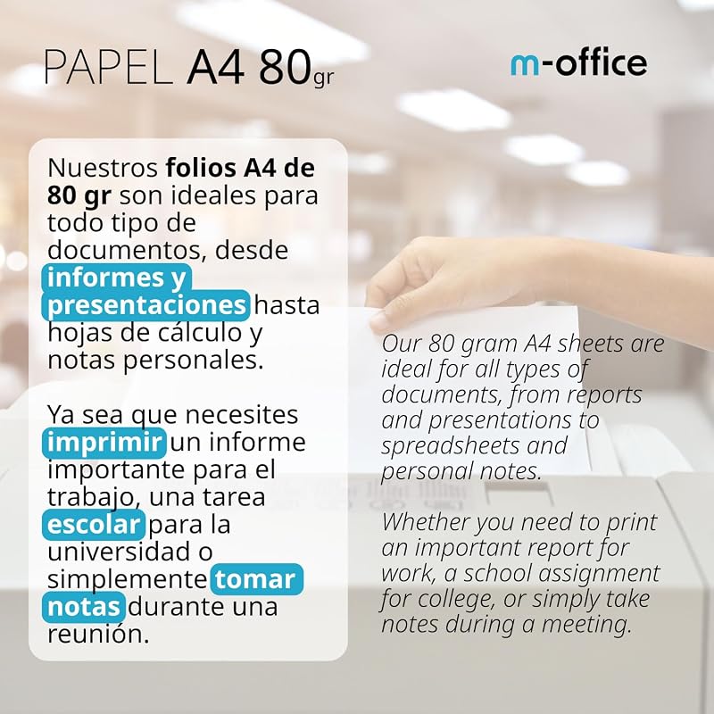 OFITURIA A4 Papír 80g 150 Lap Tintasugaras és Lézernyomtatóhoz Irodai Másolópapír - 150 Blatt, A4
