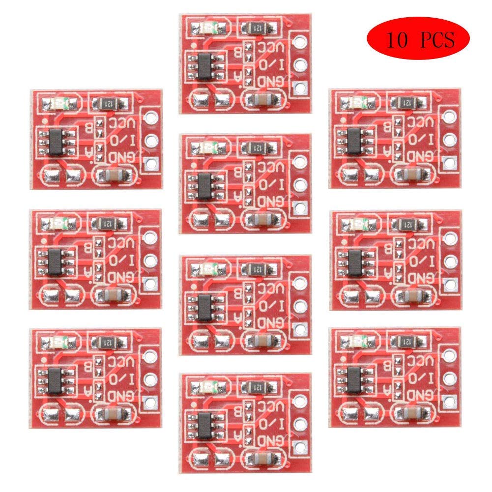 Super Debug TTP223 Capacitive Touch Switch Button Self-Lock Module for Arduino Pack of 10 (B08M48RMZX) Amazon Price History, Amazon Price Tracker