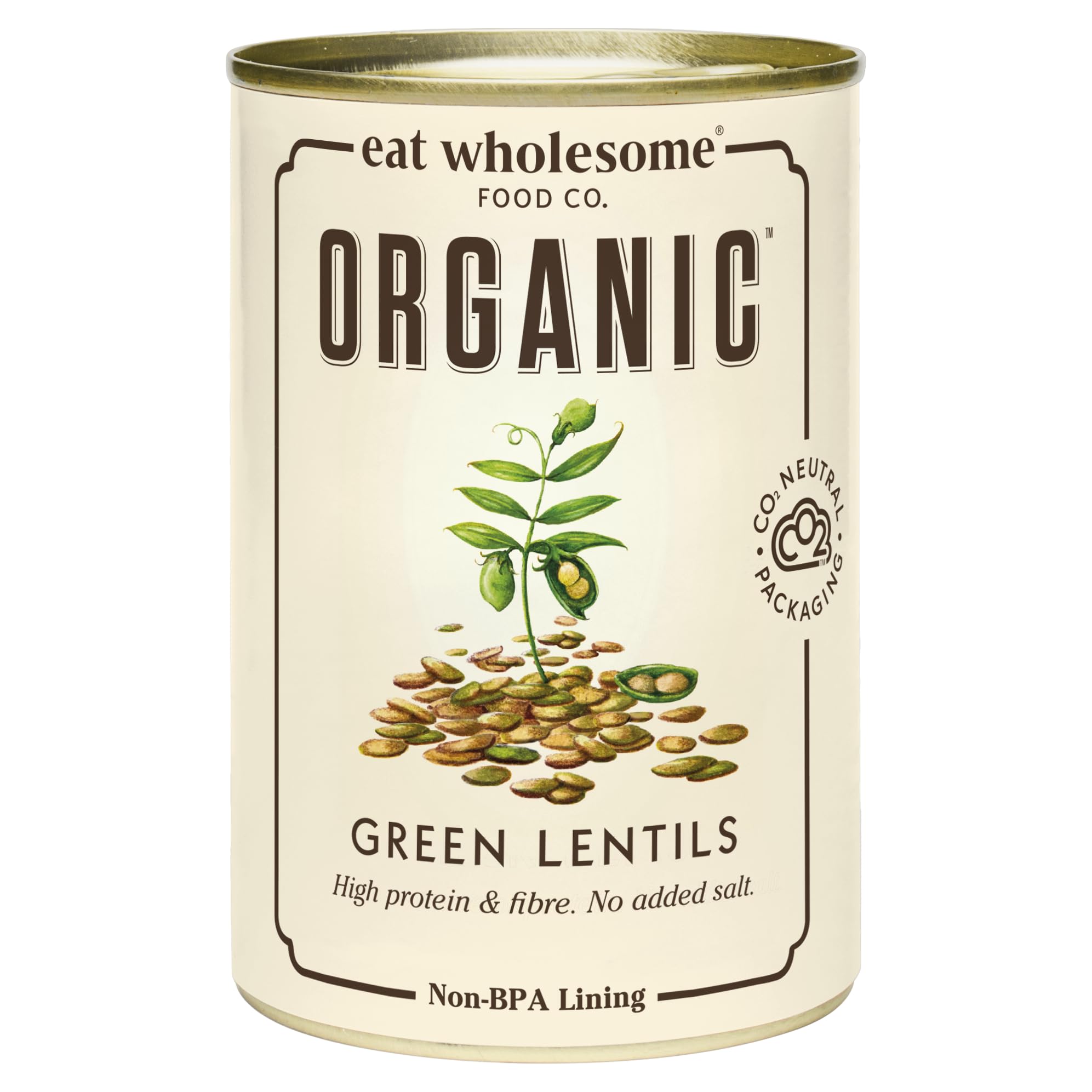 Eat Wholesome Lentilles vertes bio 400 g