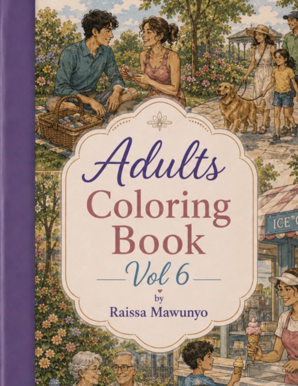 Adults Coloring Book Vol. 6: Bold & Easy, for Relaxation Anxiety and Stress Relief (Adults Coloring Book, for Relaxation Anxiety and Stress Relief)