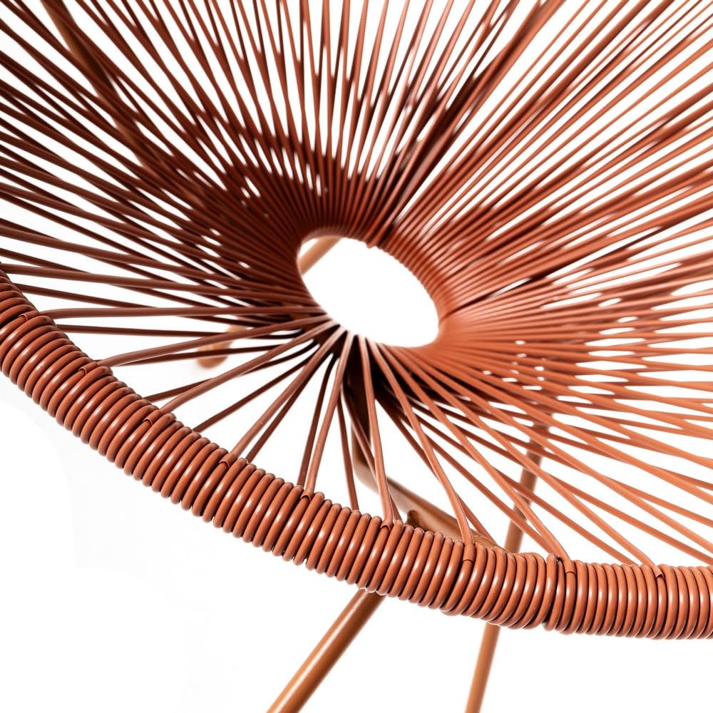 Sillón de jardín Acapulco Terracota Cuerda 72 x 77 x 84 cm