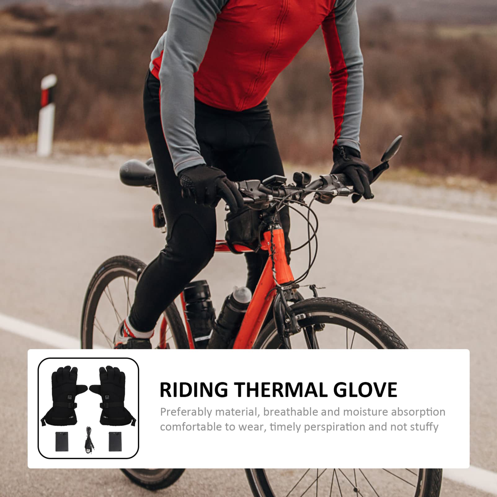 Happyyami Guanti Antivento Invernali Guanti Touch Screen Impermeabili Caldi per Esterni Donna Invernali Termici Uomo Leggeri