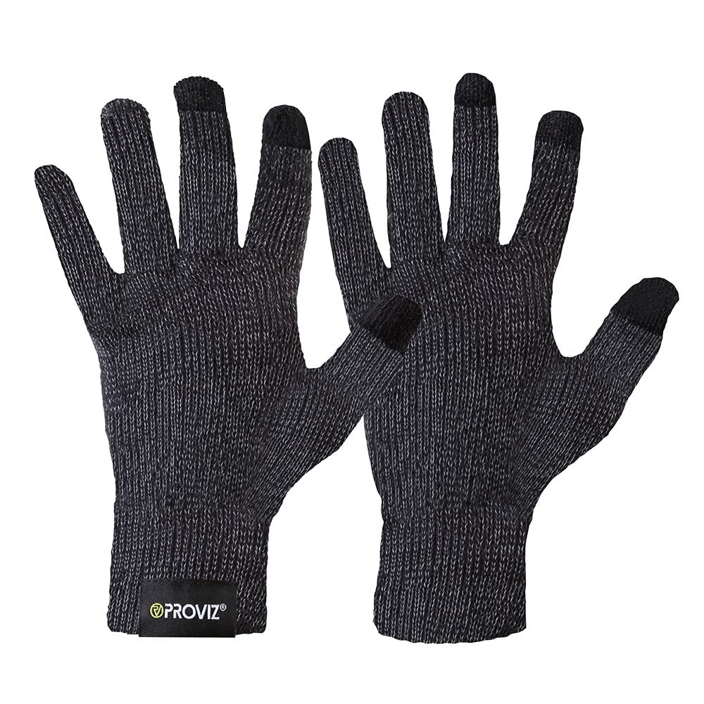Proviz REFLECT360 Reflective Explorer Hi Visibility Warm Knitt Gloves, M