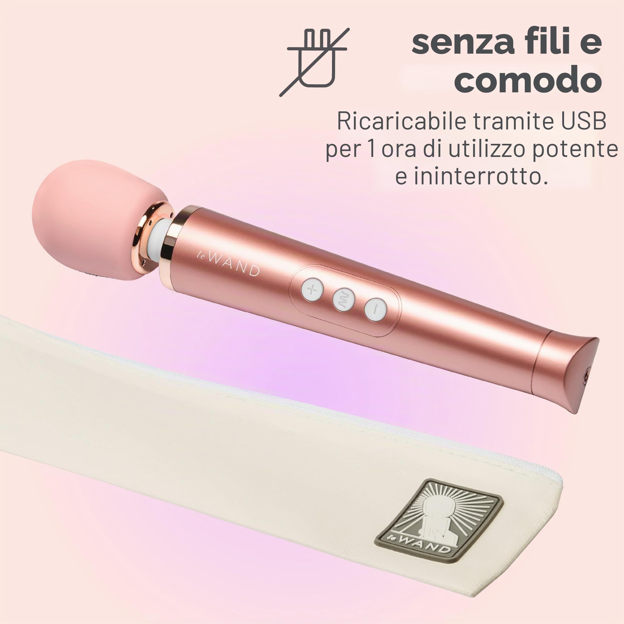 Le Wand 86809 Bacchetta Ricaricabile da Viaggio