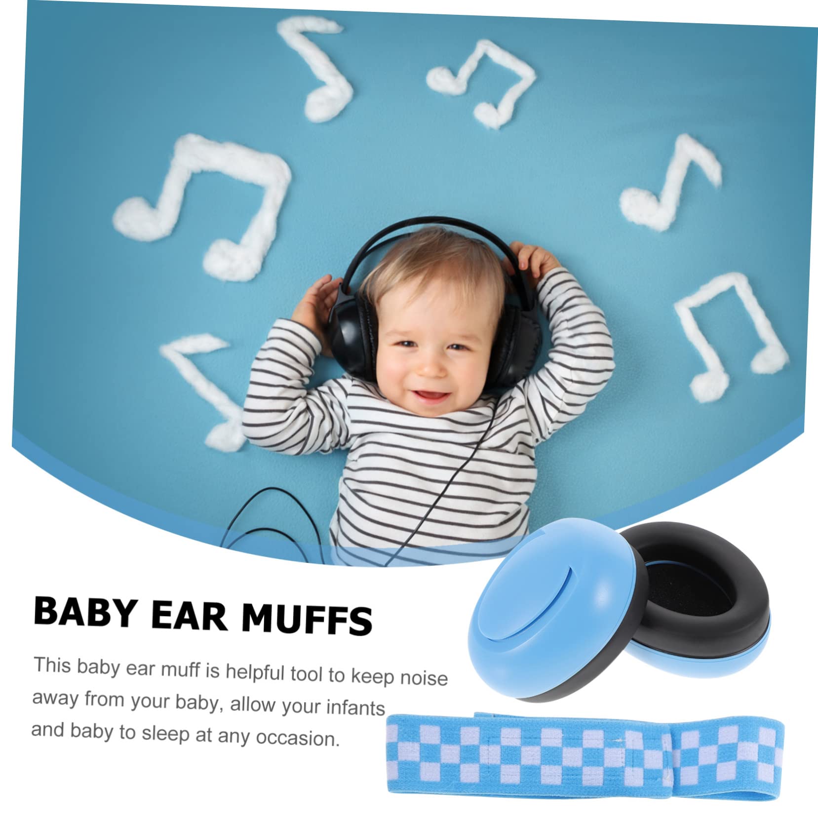 BESTonZON Ohrenschützer Geräuschunterdrückung Kopfhörer Kabelstecker Ohrhörer Für Kleinkinder Geräuschunterdrückung Aufkleber Vibes Kopfhörer Für Babys Gehörschutz Ohrenschützer