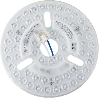6.5" LED Ceiling Fan Light Retrofit Kit, 24W, 2880LM, 3CCT 3000K 4000K 6000K Adjustable, 120V, ETL, Dimmable, for Ceiling Fan Light Replacement, Living Room
