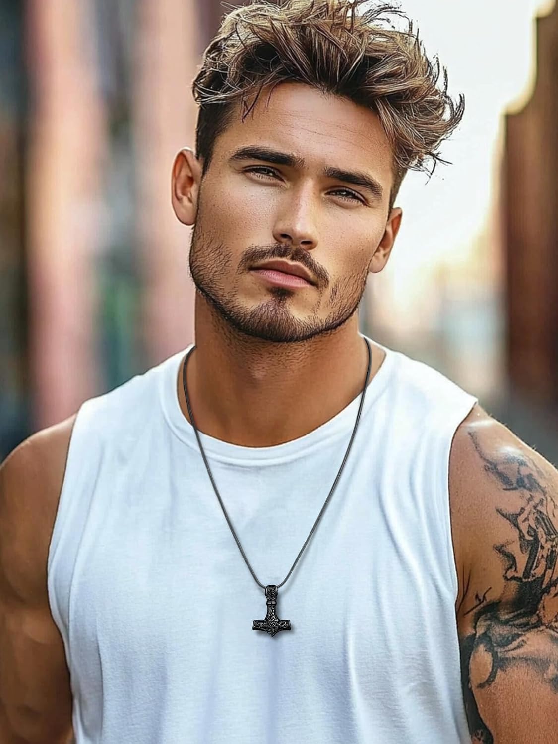 FaithHeart Stainless Steel Chains for Men, Silver/Black/14K Gold Plated Snake/Wheat/Box/Rope/Rolo Chain Necklace 16-30 Inches with Delicate Gift Box - Image 8