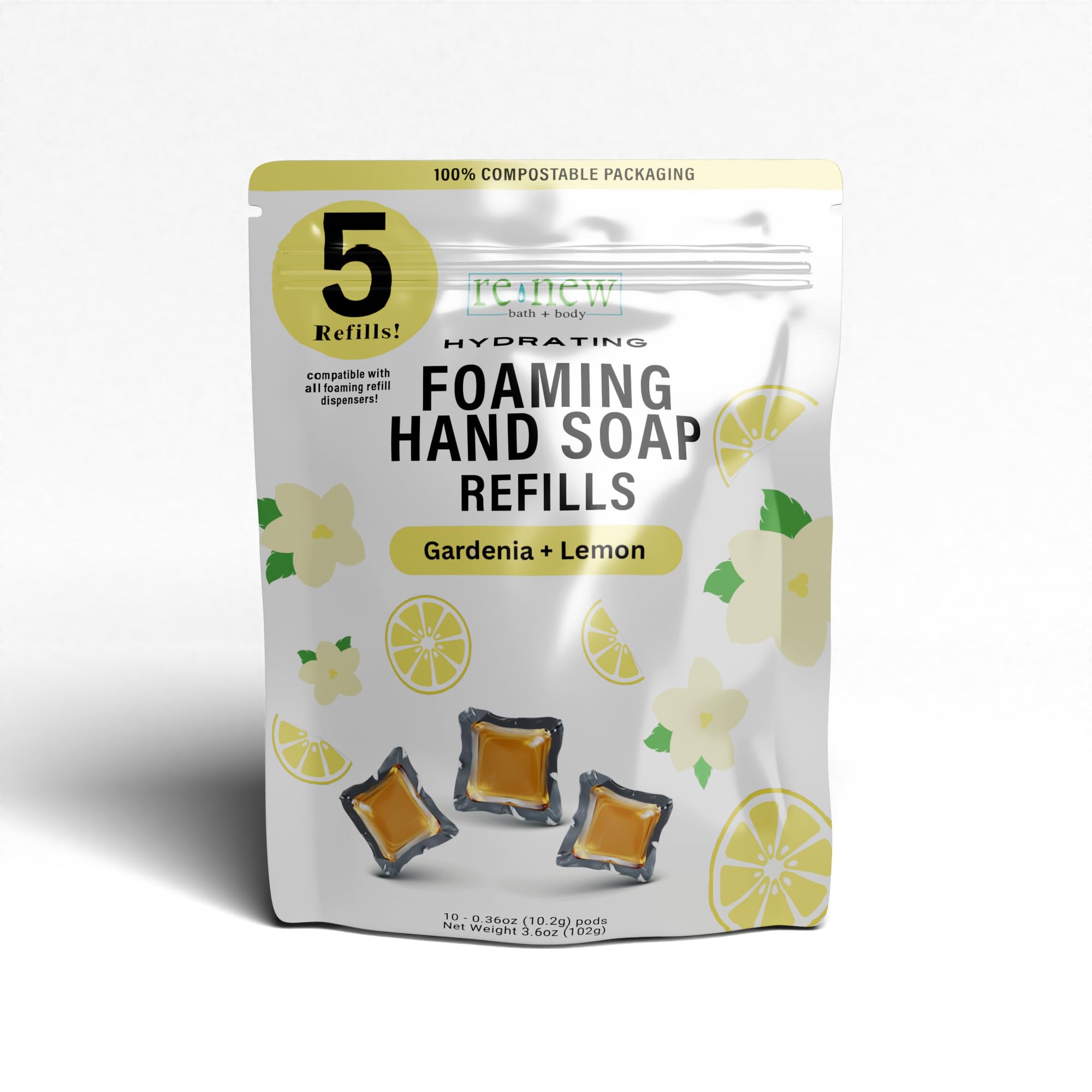 Amazon.com : renew bath + body Foaming Hand Soap Refills, 10 pods