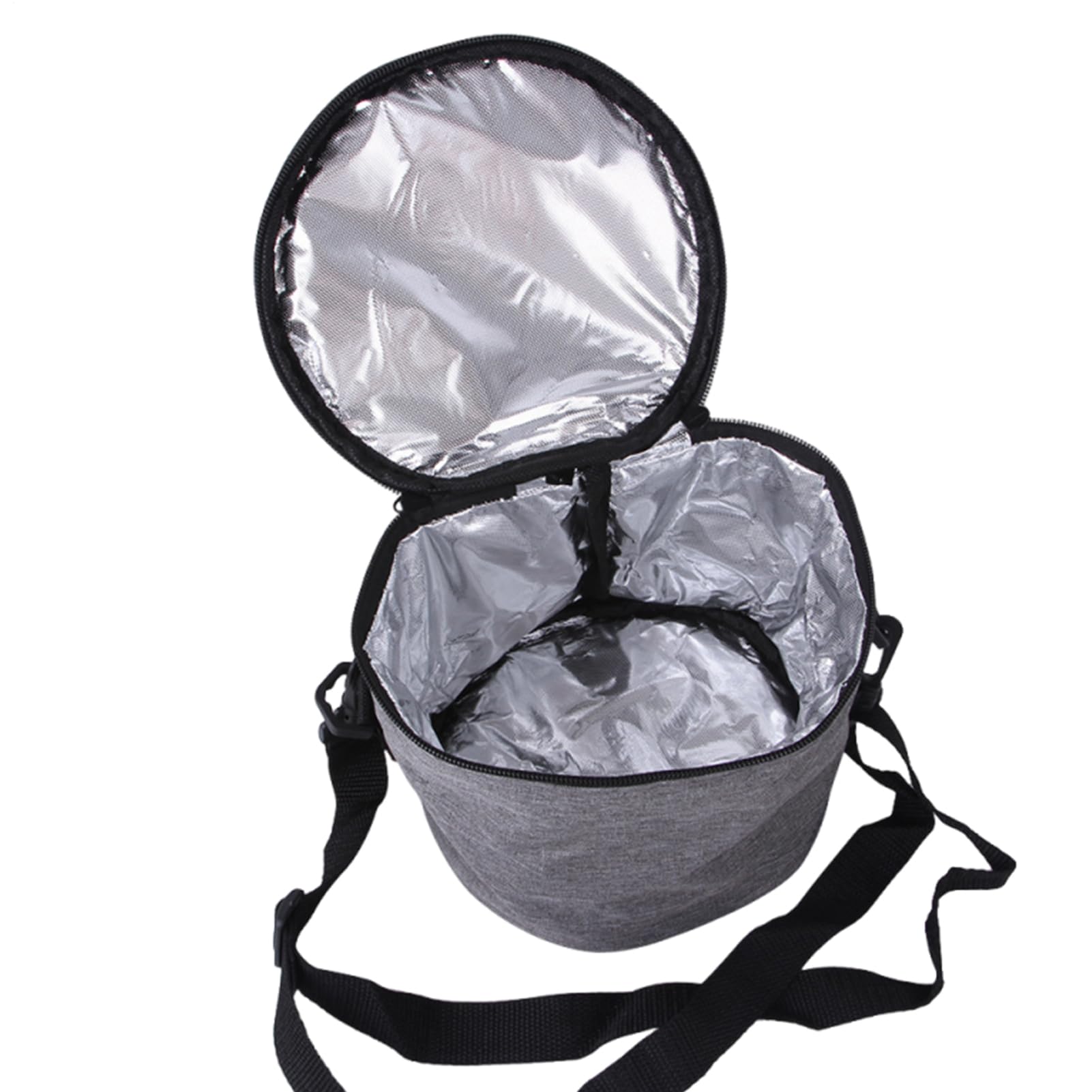 Bolsa de aperitivos para perros impermeable con asa y diseño plegable de 18x15 cm