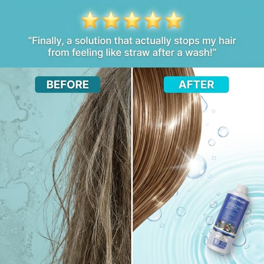 Instant Water Softener | Treat water Hair & Skin Friendly for Bathing Experience | Helps in Hair Fall & Skin Irritation | Maintain Water TDS & pH Level | Fragrance Free 400ml (Pack of 1)