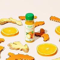Vista 8 de Elixir Shots, Inmunity Daily Wellness Shot con cúrcuma prensada en frío, jengibre, limón, naranja y pimienta negra, sin azúcares añadidos ni