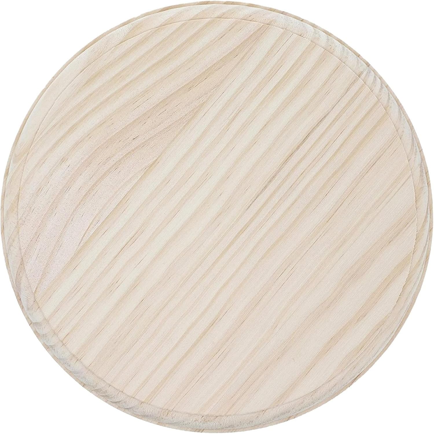 Bright Creations Unfinished Wood Bases - 8-Inch Edge-Glued Pine Rounds, 2-Pack - Smooth Surface for Painting & Decoupage - Wood Round Plaques & Wooden Discs for DIY Crafts