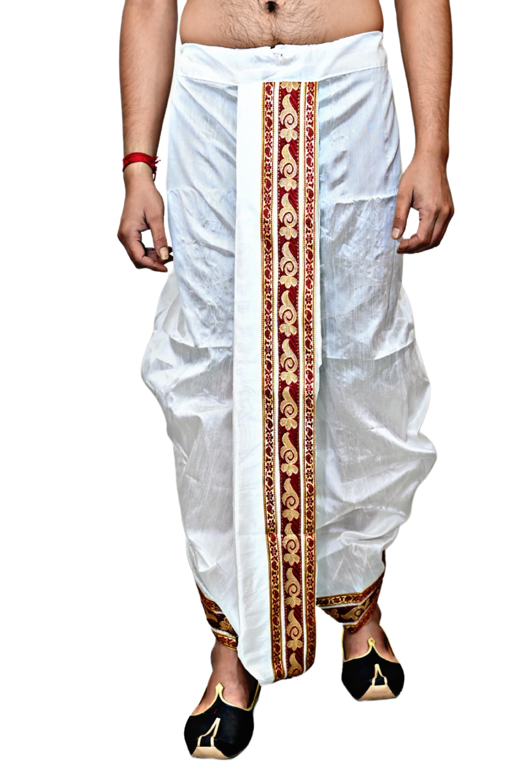 Amit Online Dhupion Silk Dhoti For Men-picture-33