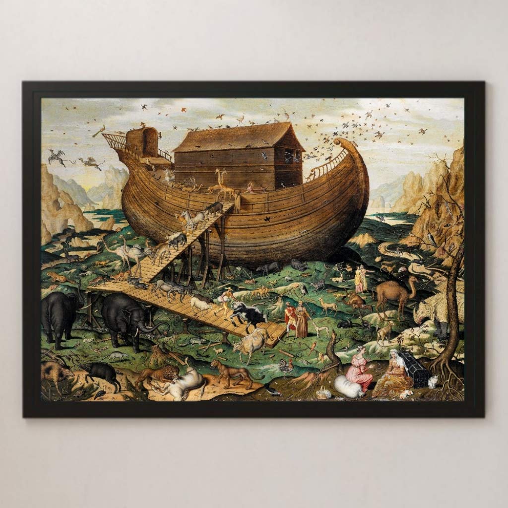 Amazon.co.jp: 『アララト山に到着したノアの』絵画 アート 沢