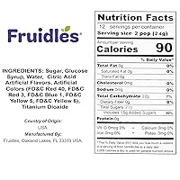 Vista 2 de Fruidles Paleta de corazón multicolor con diseño de corazón, rellenos de bolsas de fiesta, envueltas individualmente (paquete de 24)