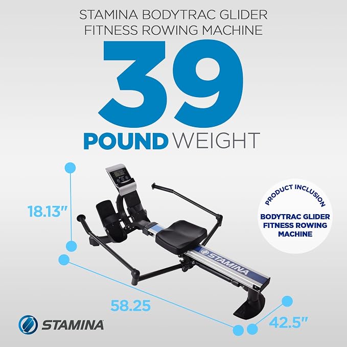 Máquina de remo hidráulica Stamina BodyTrac Glider miniatura 4