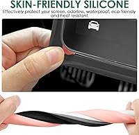 Vista 5 de Marco protector de pantalla compatible con Tesla Model 3 Modelo Y 2024 2023 2022 2021 2020 2019 cubierta protectora de borde de pantalla cubierta