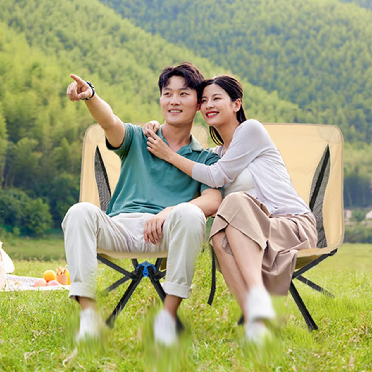 ☆超軽量&折りたたみ式アウトドアチェア　冷感生地使用 Amazon.co.jp: GN2AAIL アウトドアチェア 折りたたみ 折り畳み 超軽量