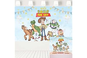 Toy Story Backdrop, Woody Buzz Story 4th Birthday
